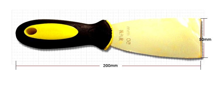 50 * 200mm 귡  Ƽ  öƽ ,  sparking ũ,   /50*200mm Brass Putty KnifePlastic Handle , Non sparking Scrapers,Safety Hand Tool
